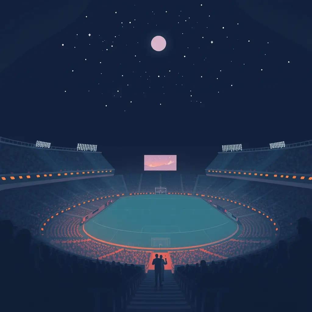 Dream illustration: Sold out stadium dream