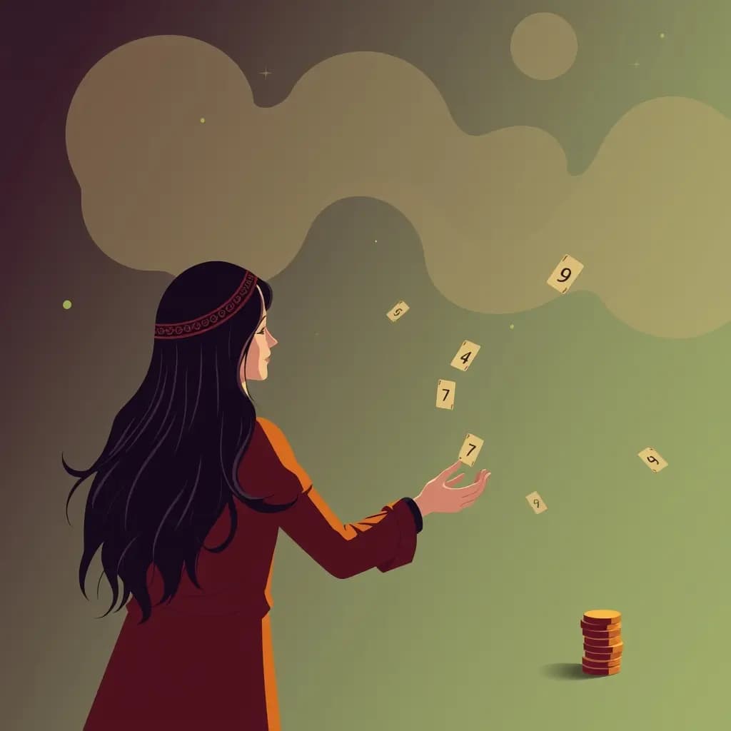 Dream illustration: Someone Giving You a Lucky Number