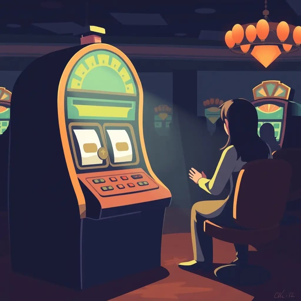 Dream illustration: Someone Taking Your Slot Machine