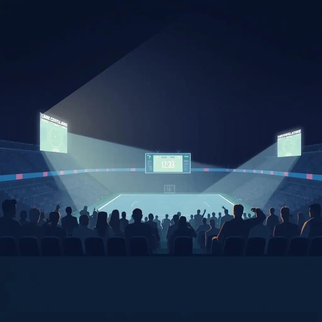 Dream illustration: Spectators vanish mid-game