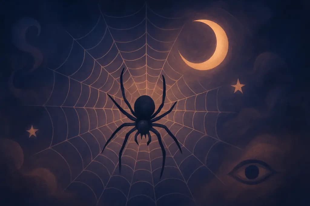 Dream illustration: Spider in a dream