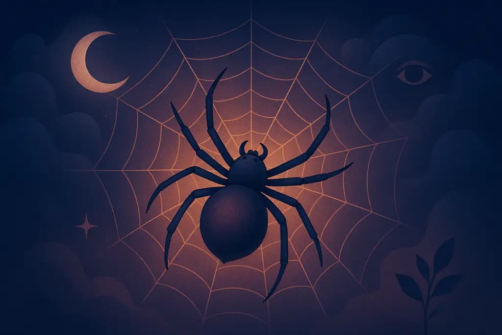 Dream illustration: Spider