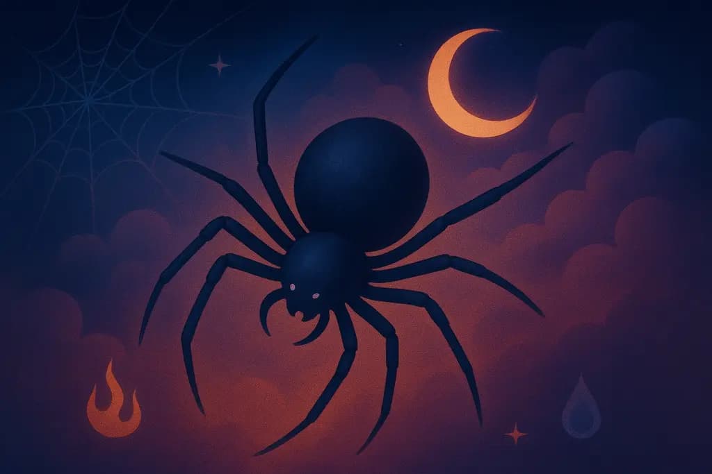 Dream illustration: Spiders