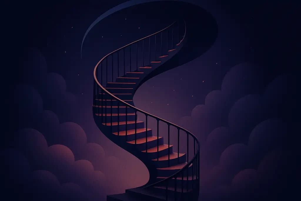 Dream illustration: Spiral Staircase