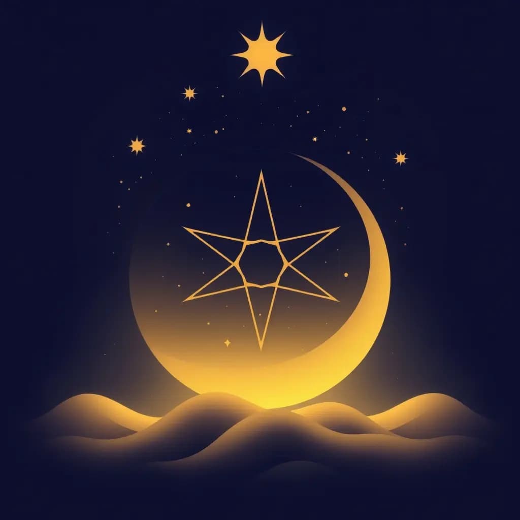 Dream illustration: Stars align into symbol