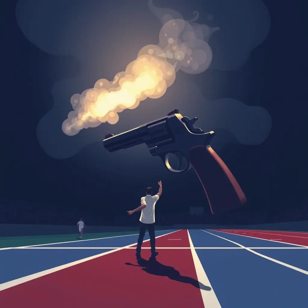 Dream illustration: Starting pistol refuses to fire
