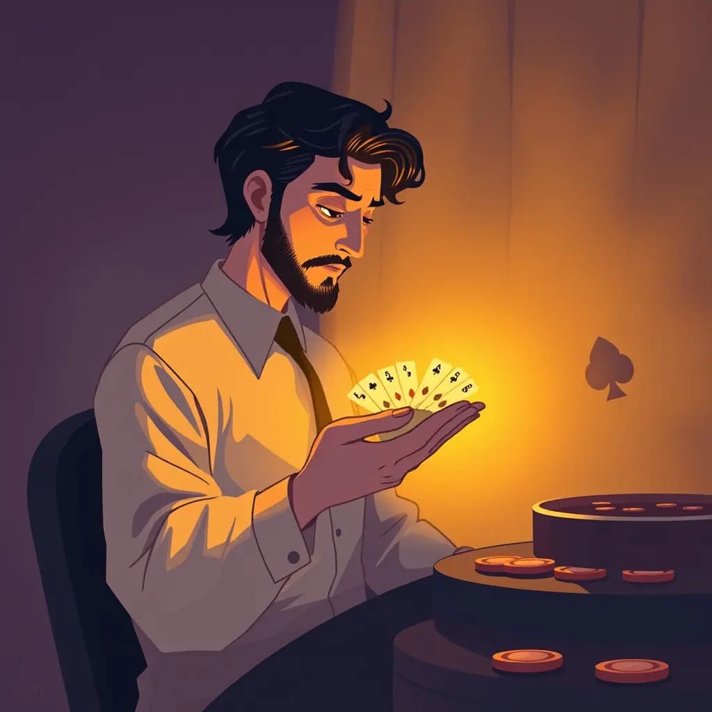 Dream illustration: a Stranger Giving You Casino Winnings