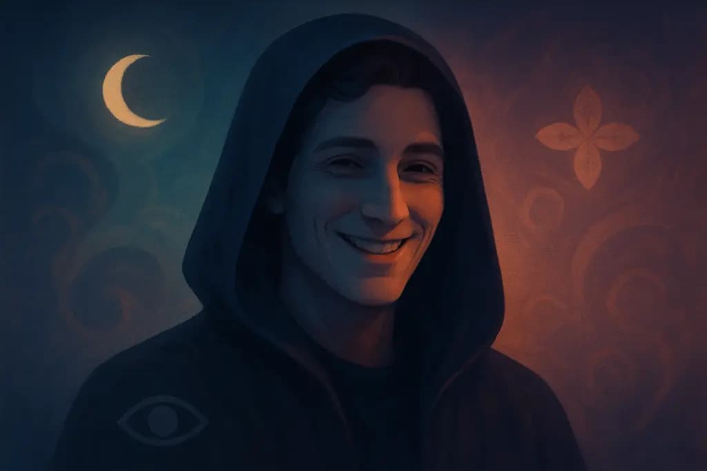 Dream illustration: Stranger smiling