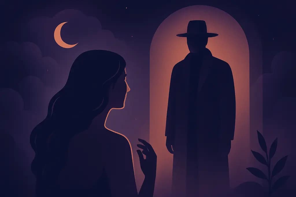 Dream illustration: Stranger (Unknown Person)