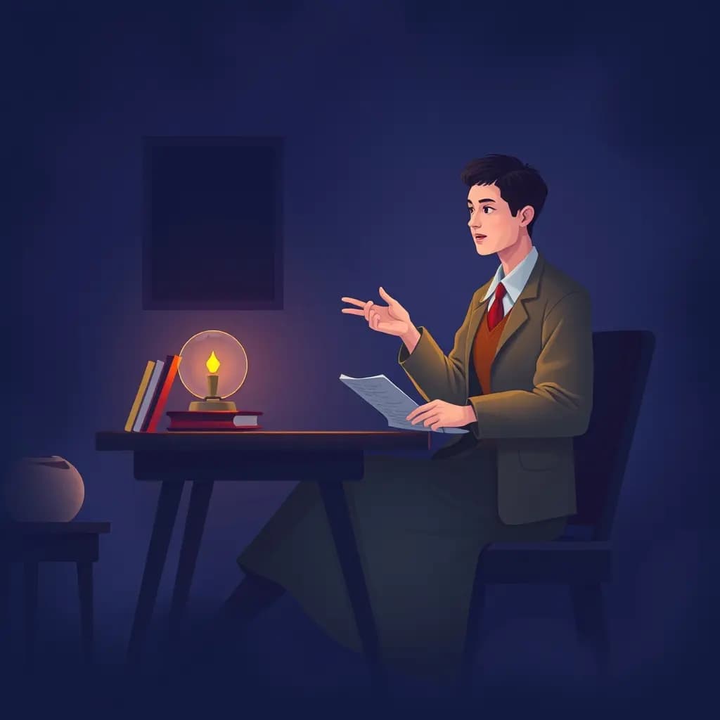 Dream illustration: Strict Teacher
