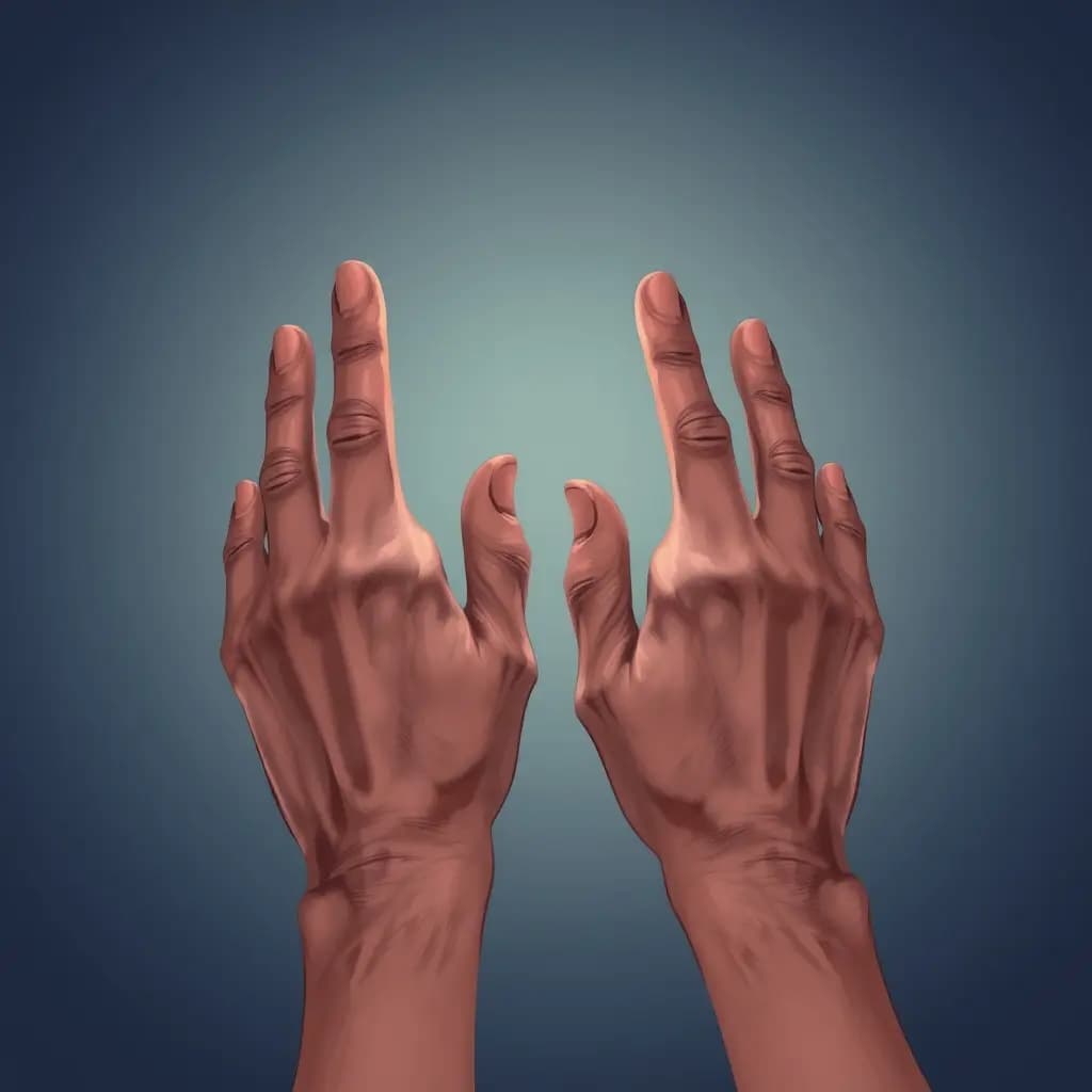 Dream illustration: Sudden aging of hands only
