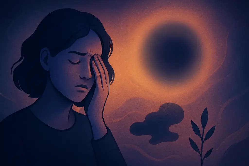 Dream illustration: Sudden blurry vision