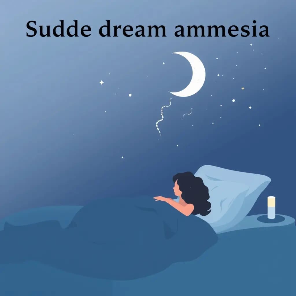 Dream illustration: Sudden dream amnesia