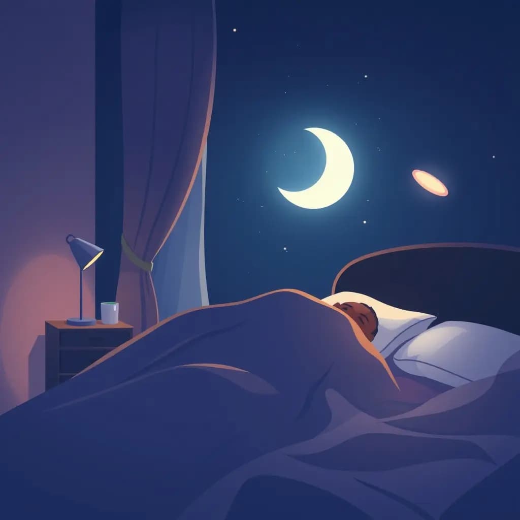 Dream illustration: Sudden dream clarity at night
