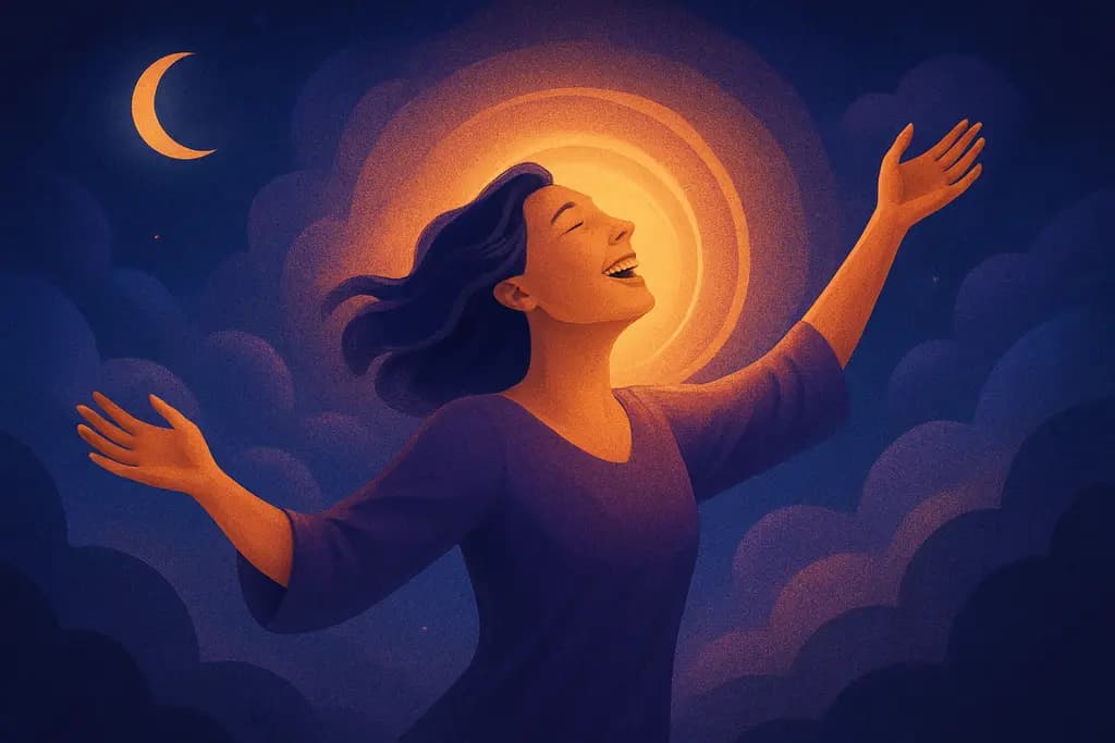 Dream illustration: Sudden joy / euphoria