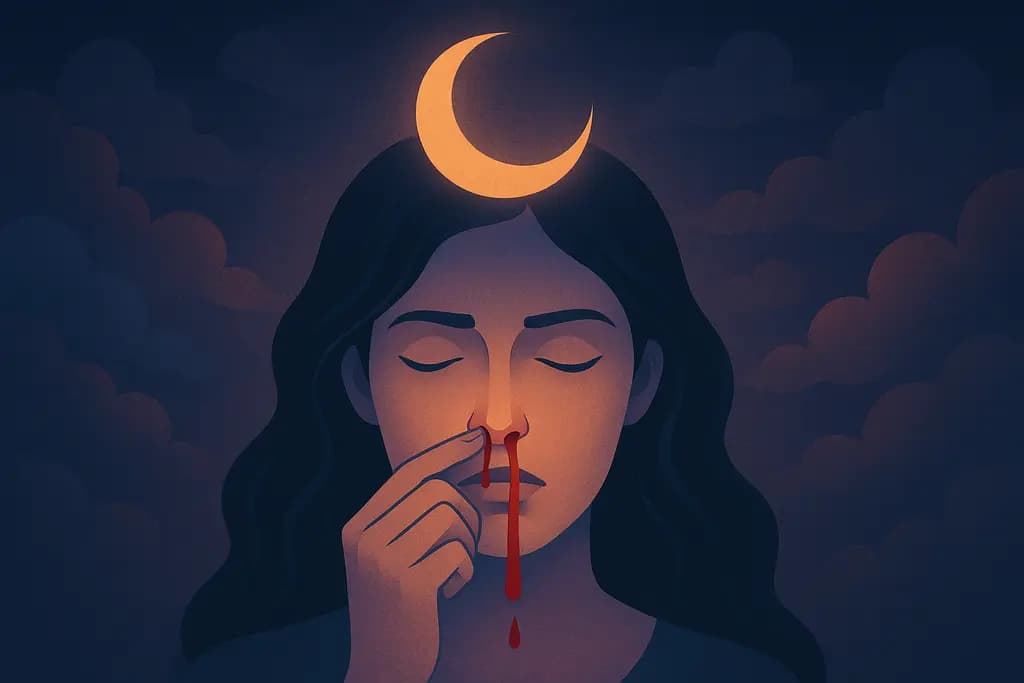 Dream illustration: Sudden nosebleed