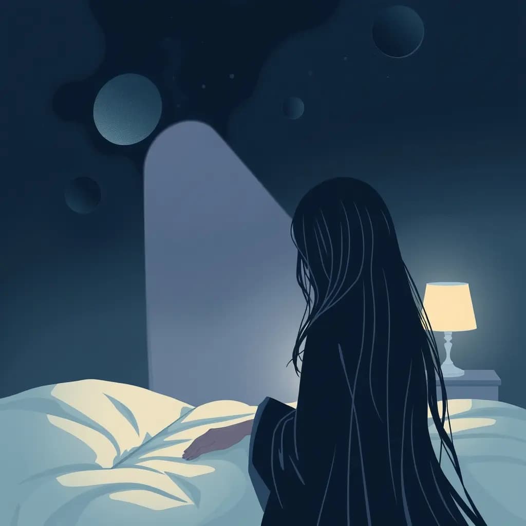 Dream illustration: Sudden presence watches you