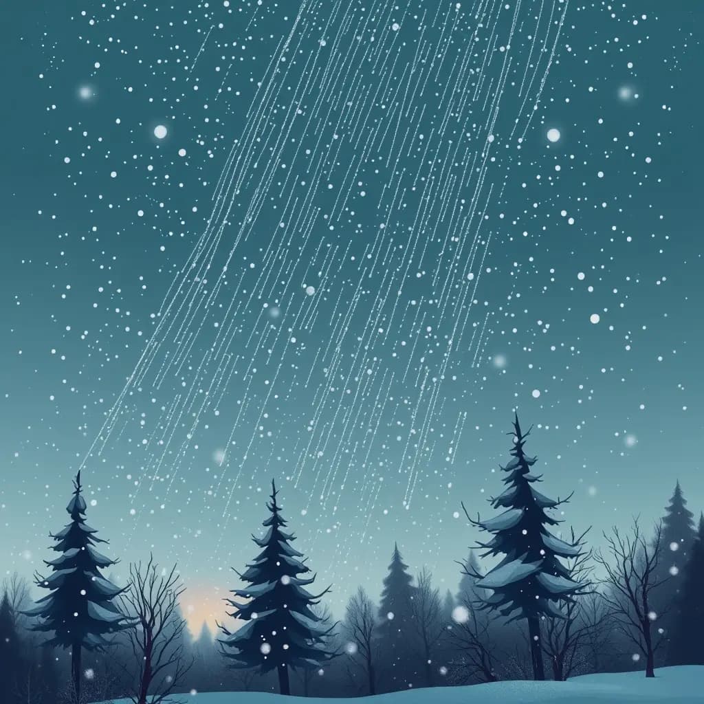 Dream illustration: Sudden snowstorm
