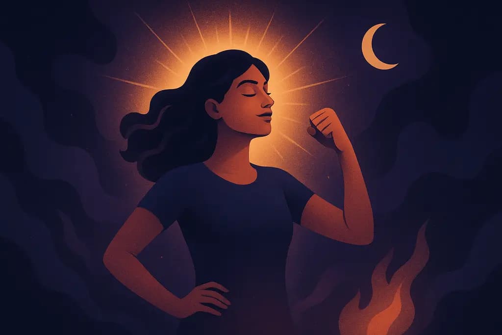 Dream illustration: Sudden surge of confidence