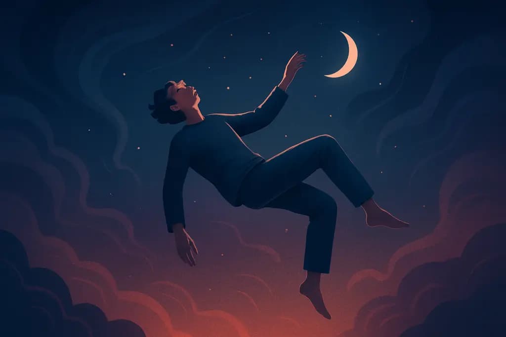 Dream illustration: Sudden weightlessness