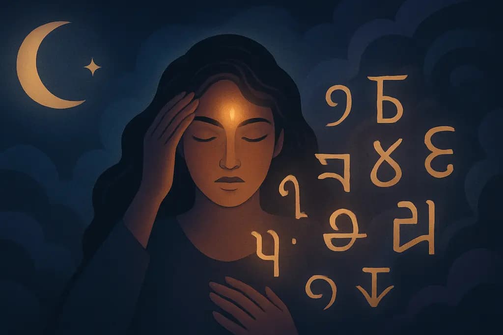 Dream illustration: Suddenly Understanding a Strange Language