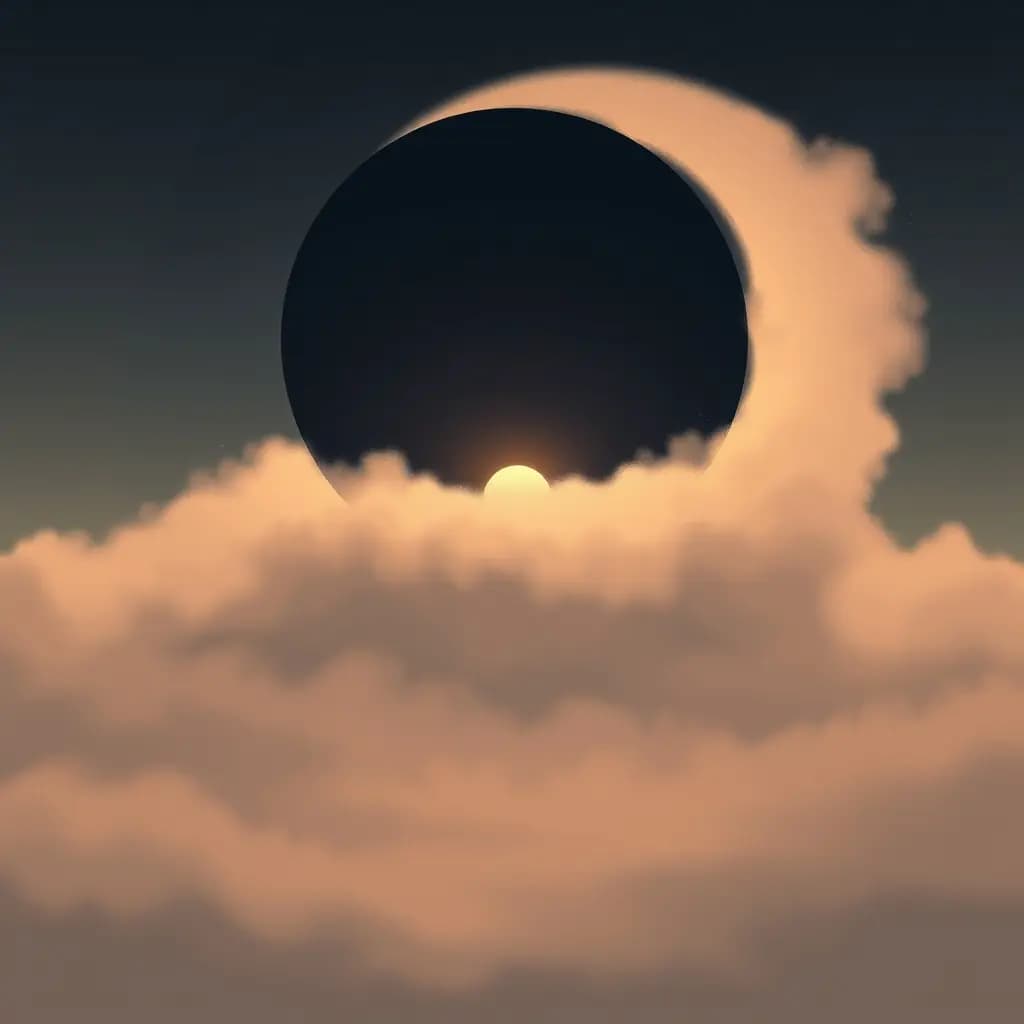 Dream illustration: Sun Blotted Out by Dust