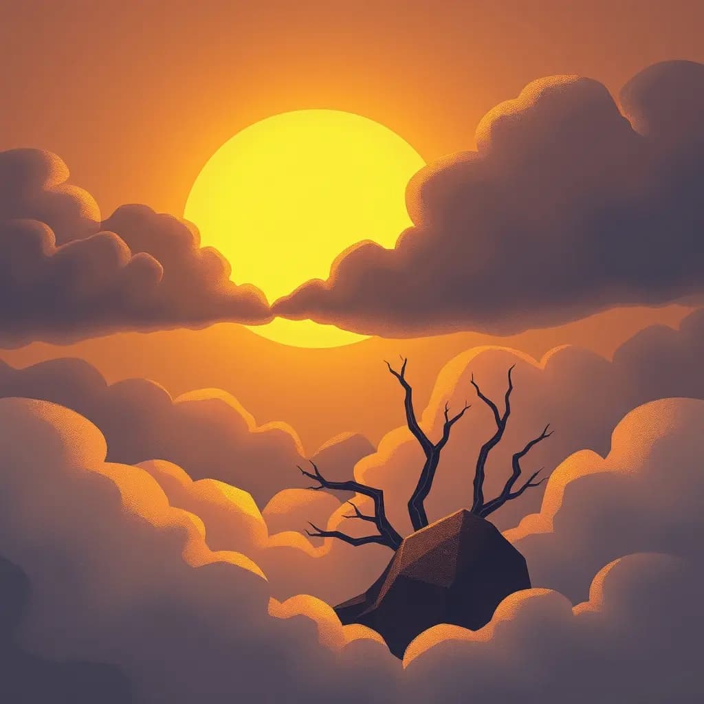 Dream illustration: Sun Dimming Midday