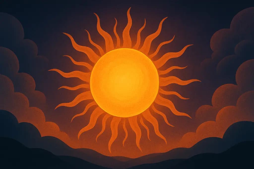 Dream illustration: Sun or Solar Imagery