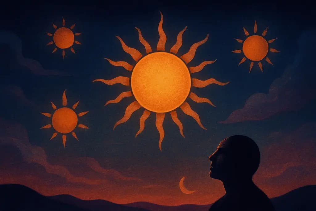 Dream illustration: Suns