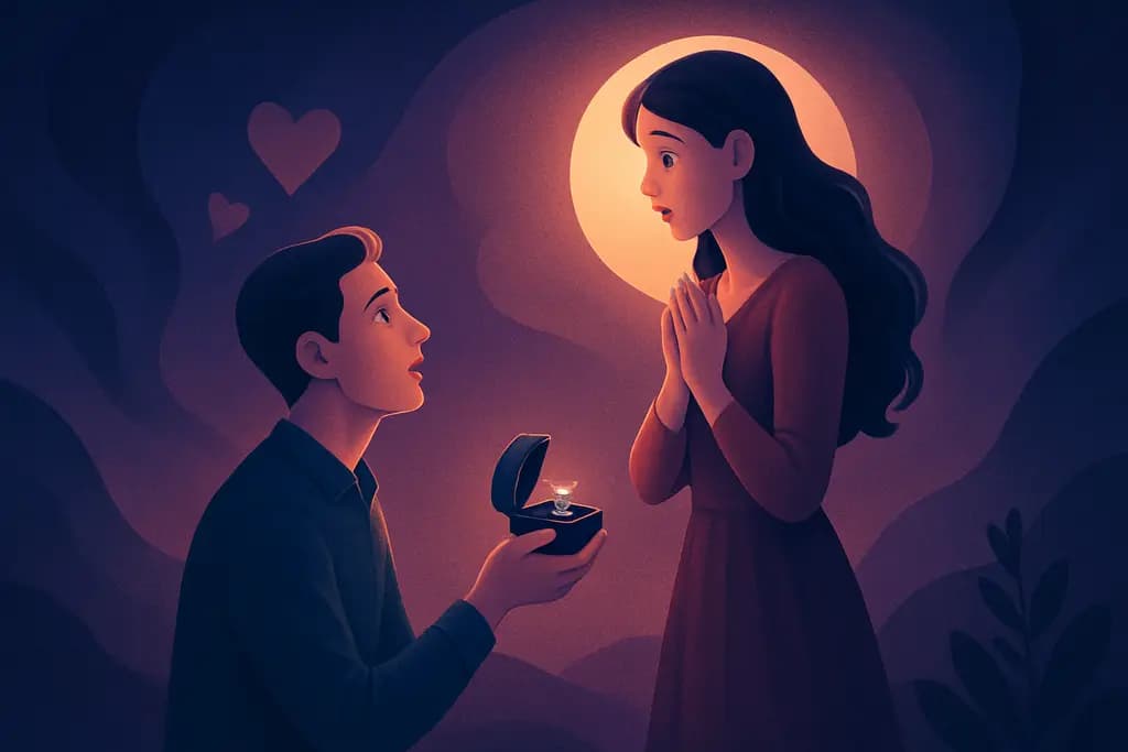 Dream illustration: Surprise marriage proposal