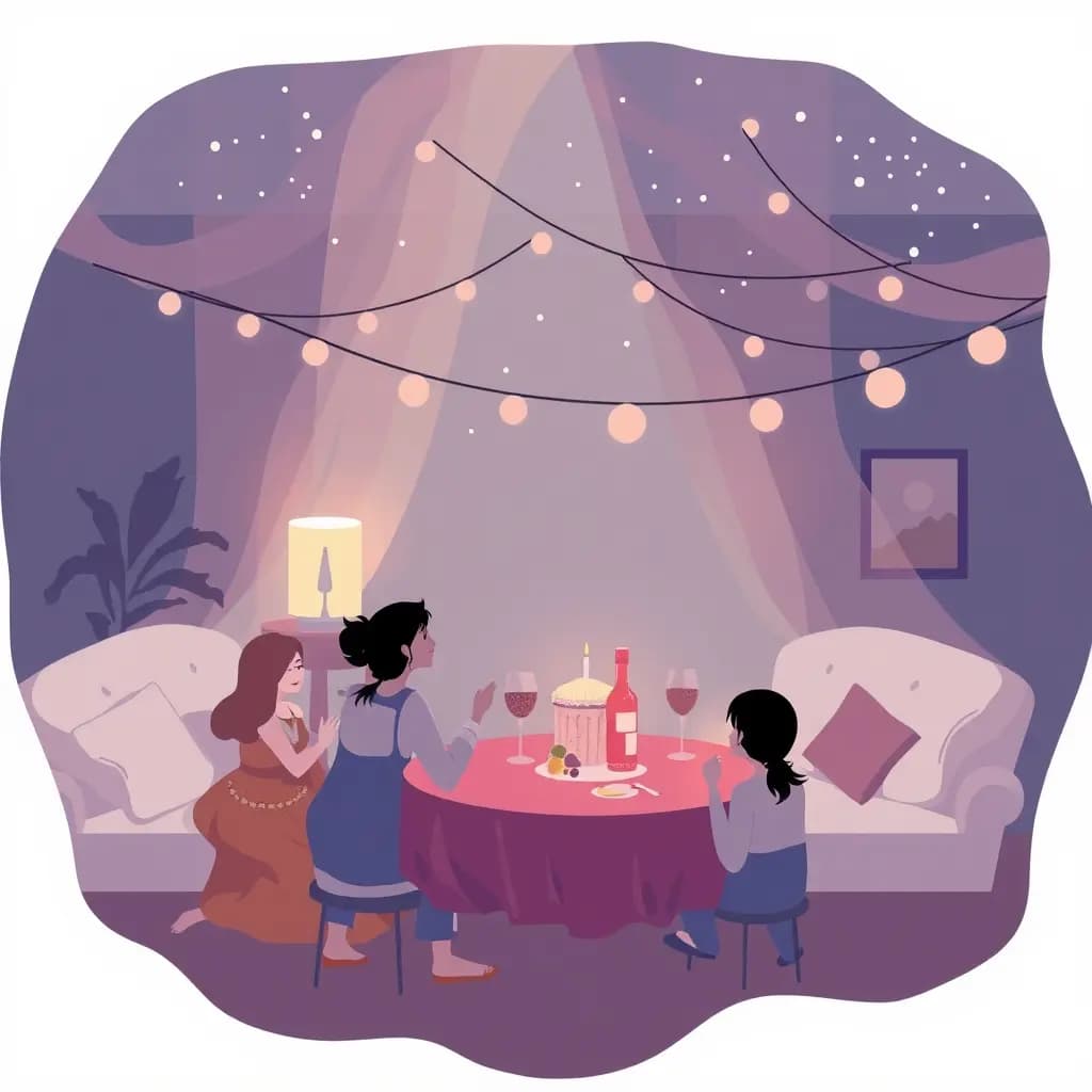 Dream illustration: Surprise party