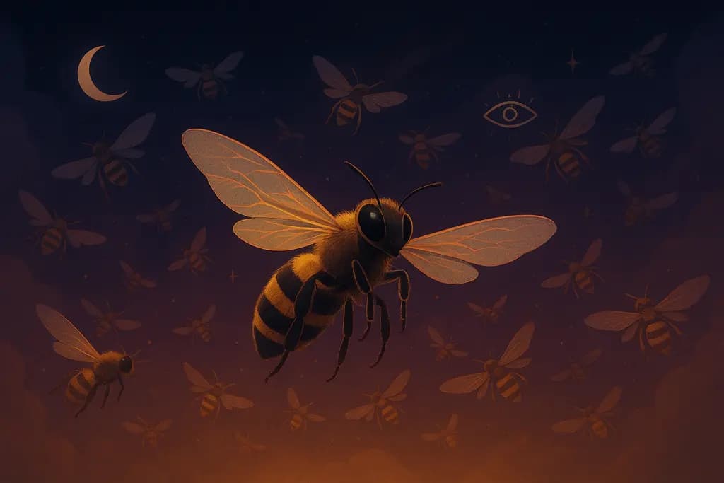 Dream illustration: Swarm of bees