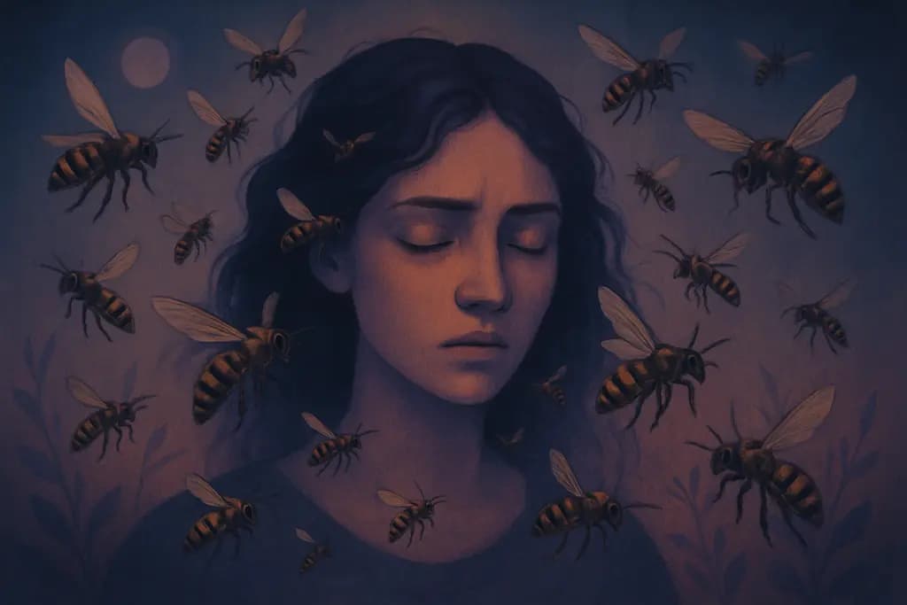 Dream illustration: Swarmed by bees or wasps