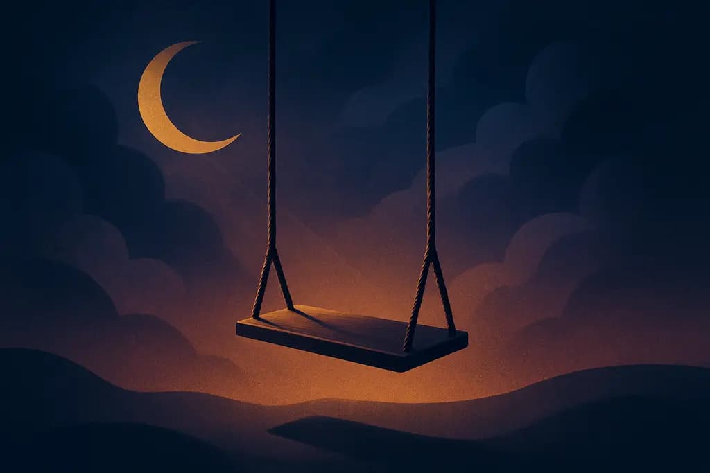 Dream illustration: Swings