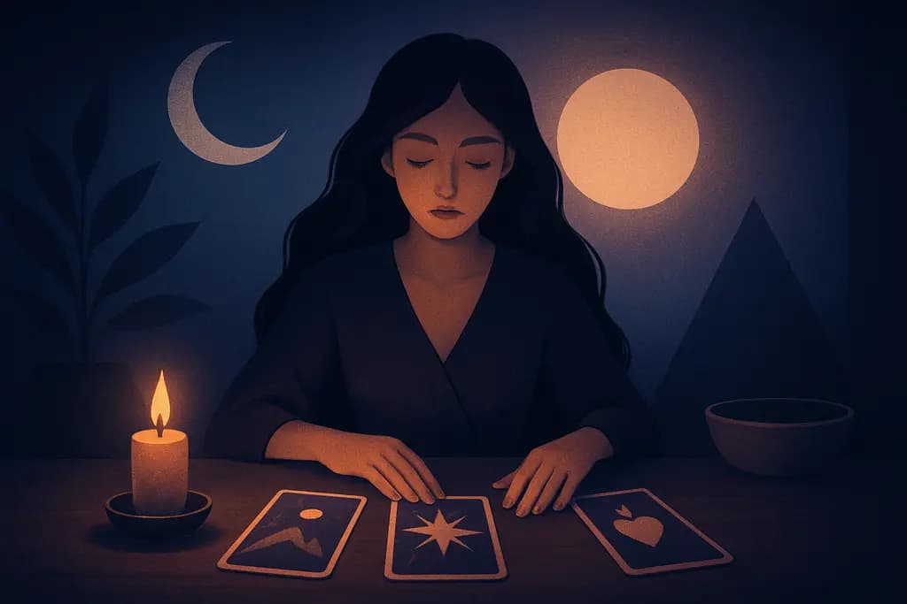 Dream illustration: Tarot Reading