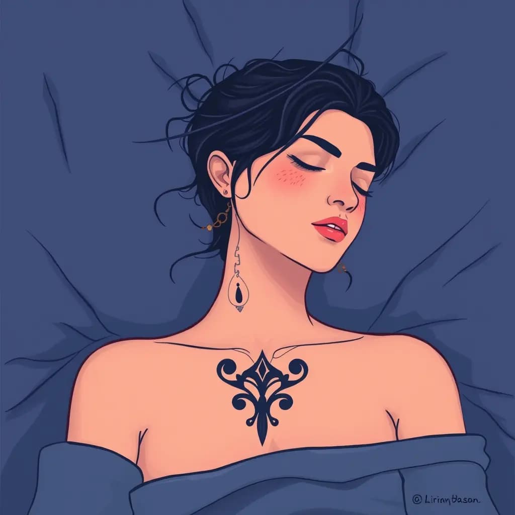 Dream illustration: Tattoo appears overnight