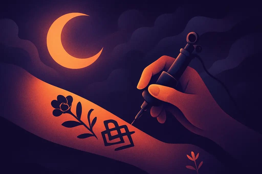 Dream illustration: Tattoos