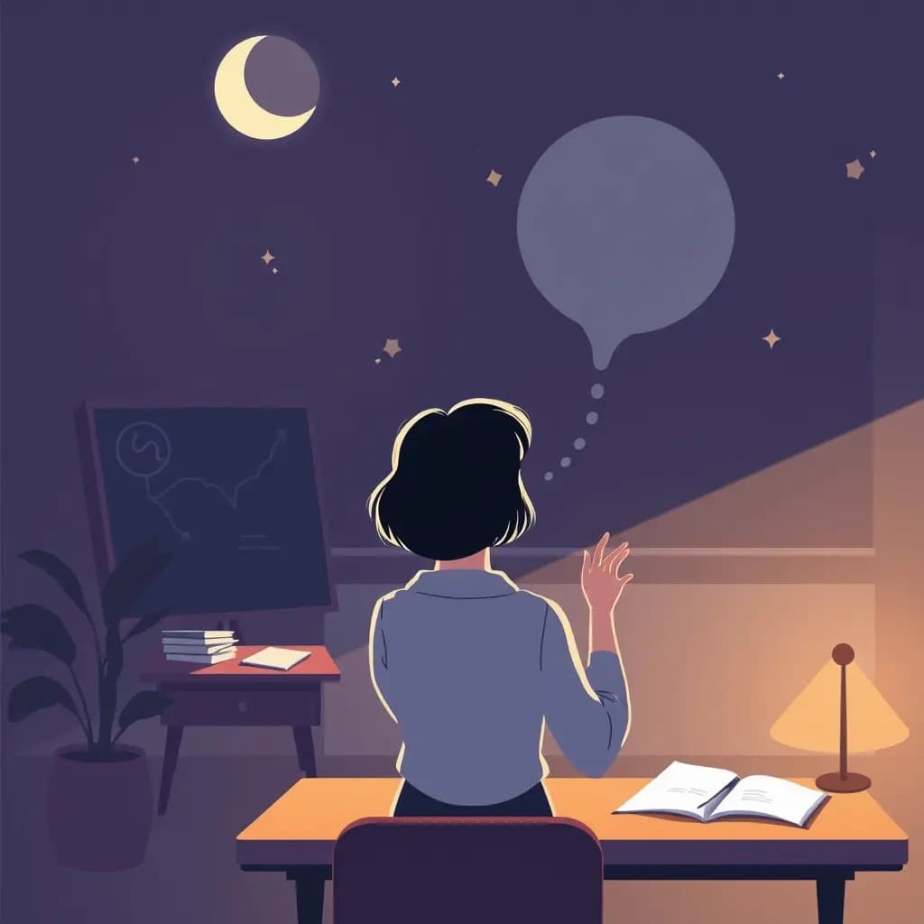 Dream illustration: Teacher can't hear you