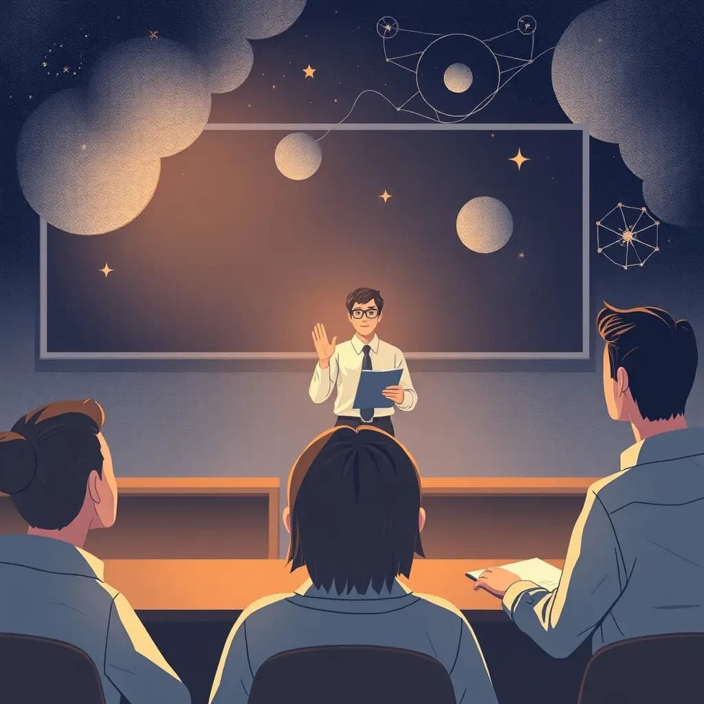 Dream illustration: Teacher Praising You in Public