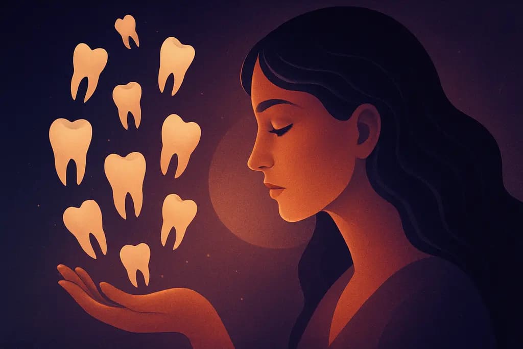 Dream illustration: Teeth Growing or Multiplying