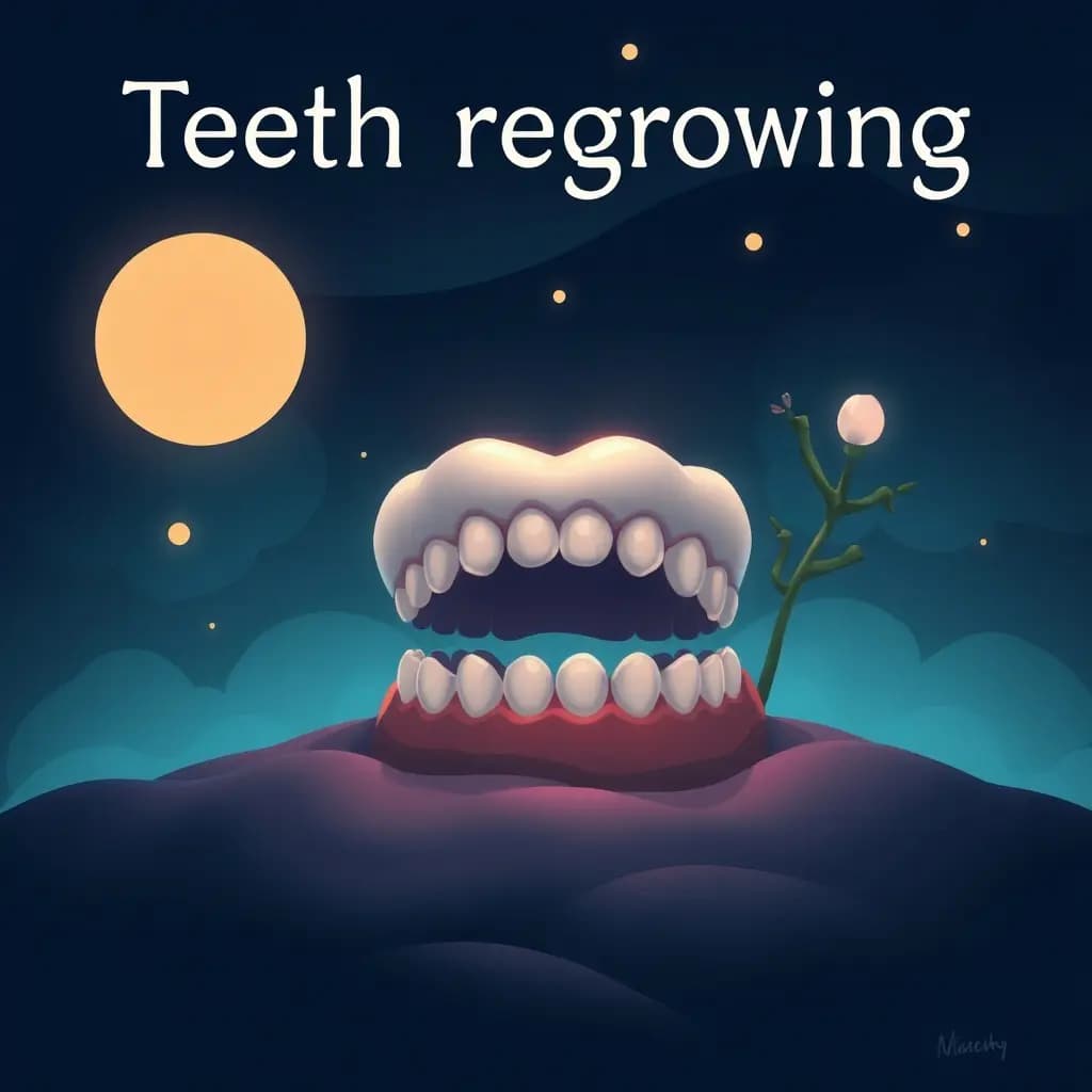 Dream illustration: Teeth regrowing