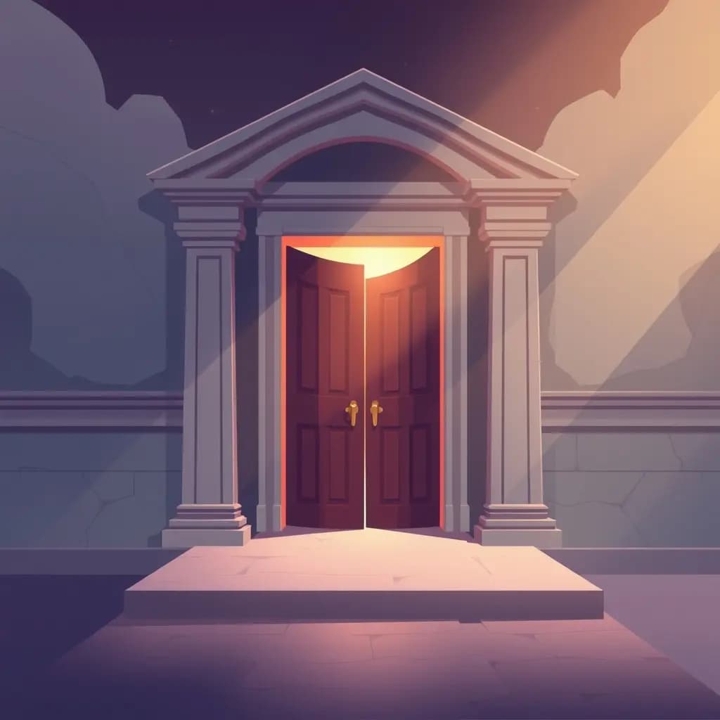 Dream illustration: Temple doors locked