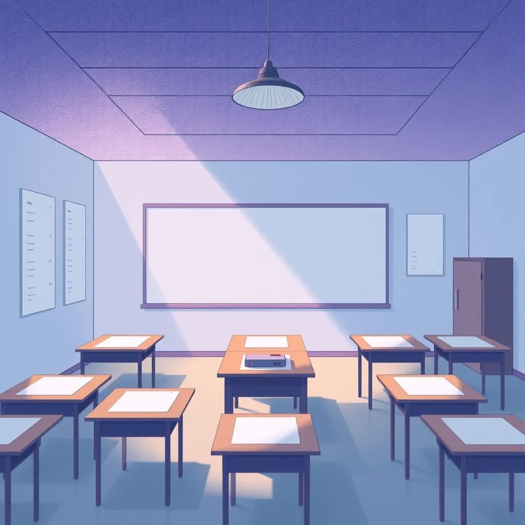 Dream illustration: Test answers all blank