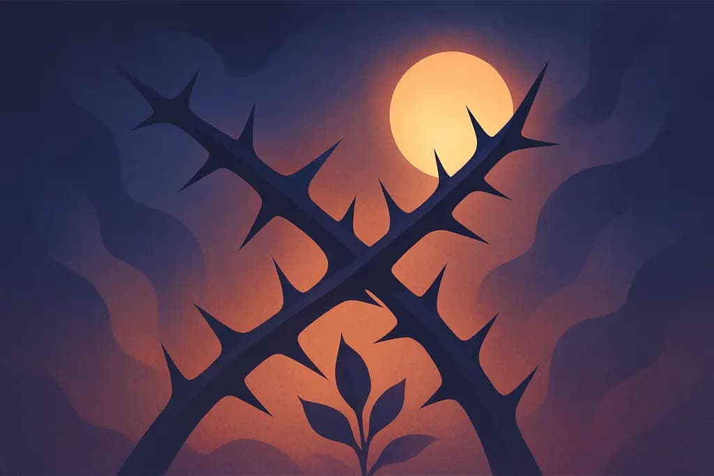 Dream illustration: Thorns