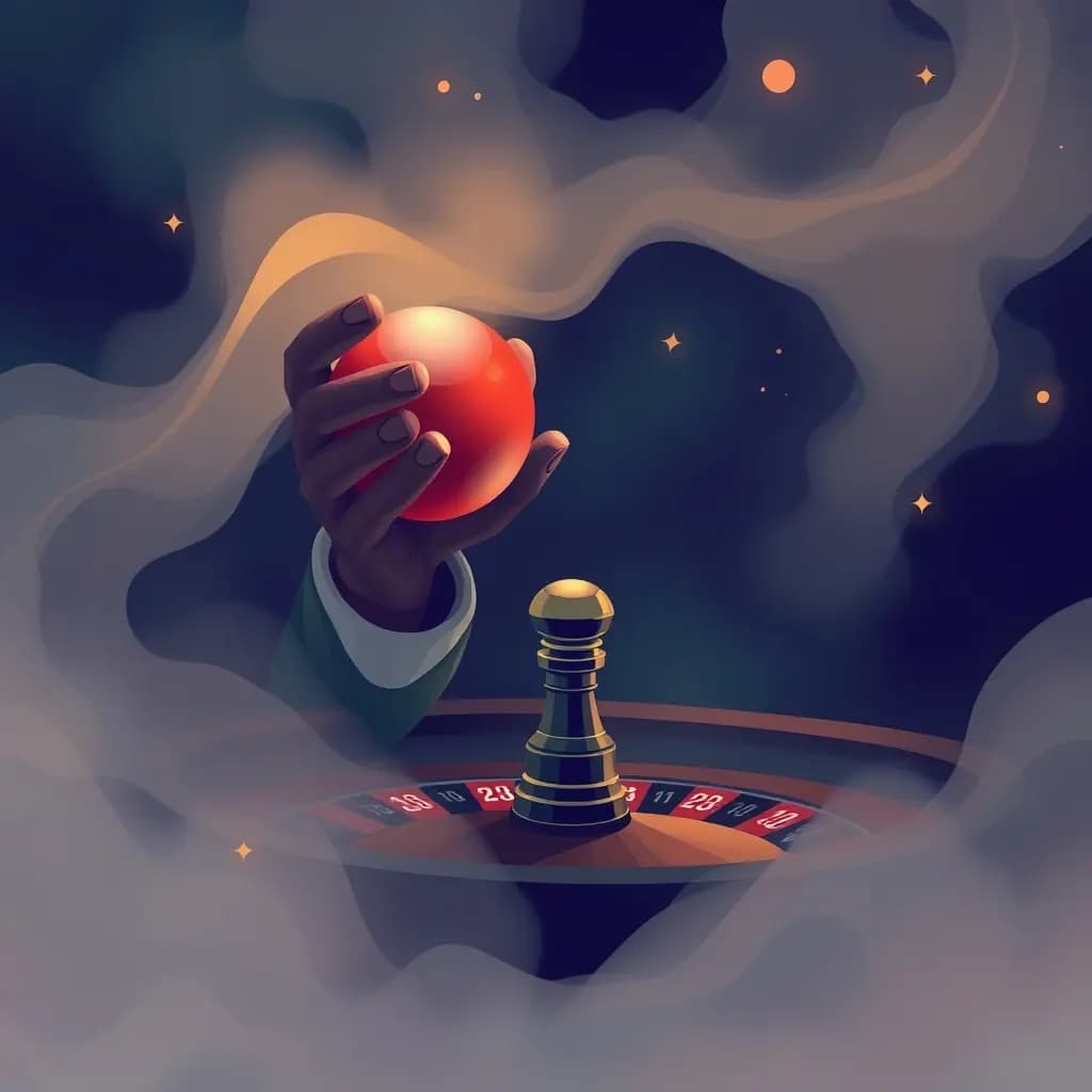 Dream illustration: Throwing the Roulette Ball