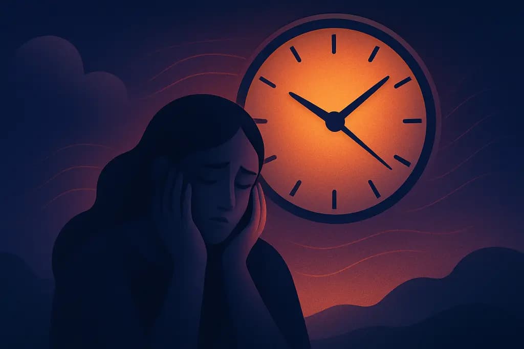 Dream illustration: Time running out or a ticking clock
