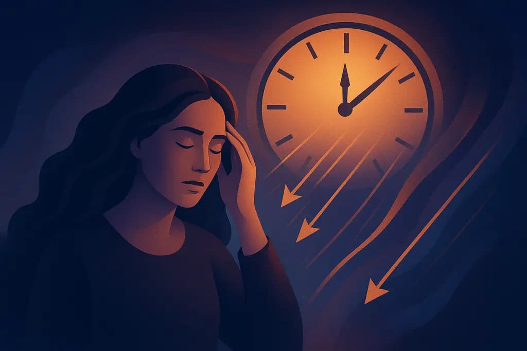 Dream illustration: Time speeding up unexpectedly