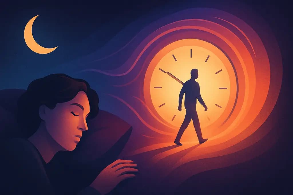 Dream illustration: Time travel dream