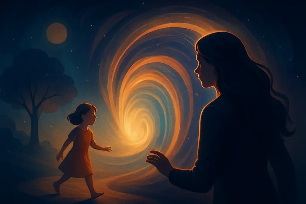 Dream illustration: Time travel to your childhood