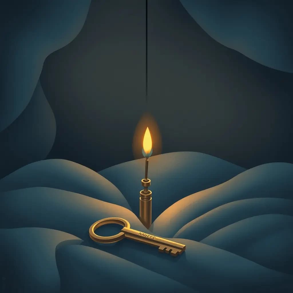 Dream illustration: Tiny key that fits nothing